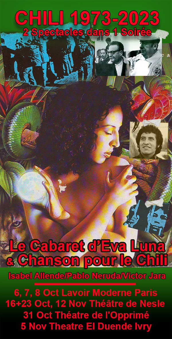 Cabaret Eva Luna et Chanson pour le Chili